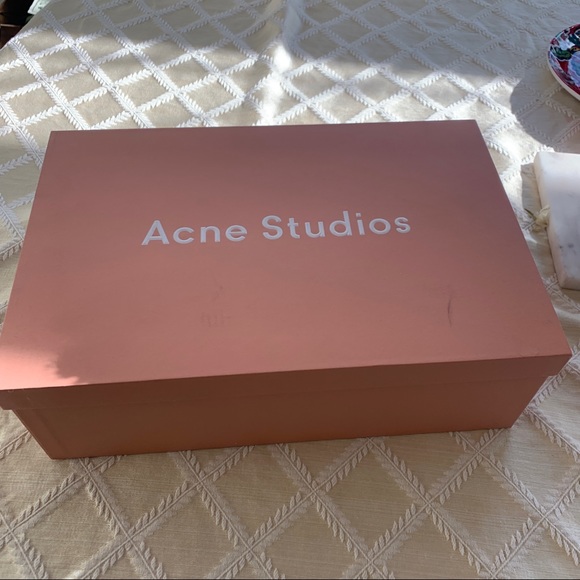 Acne Jensen black boots grained leather size 37 - Picture 3 of 6